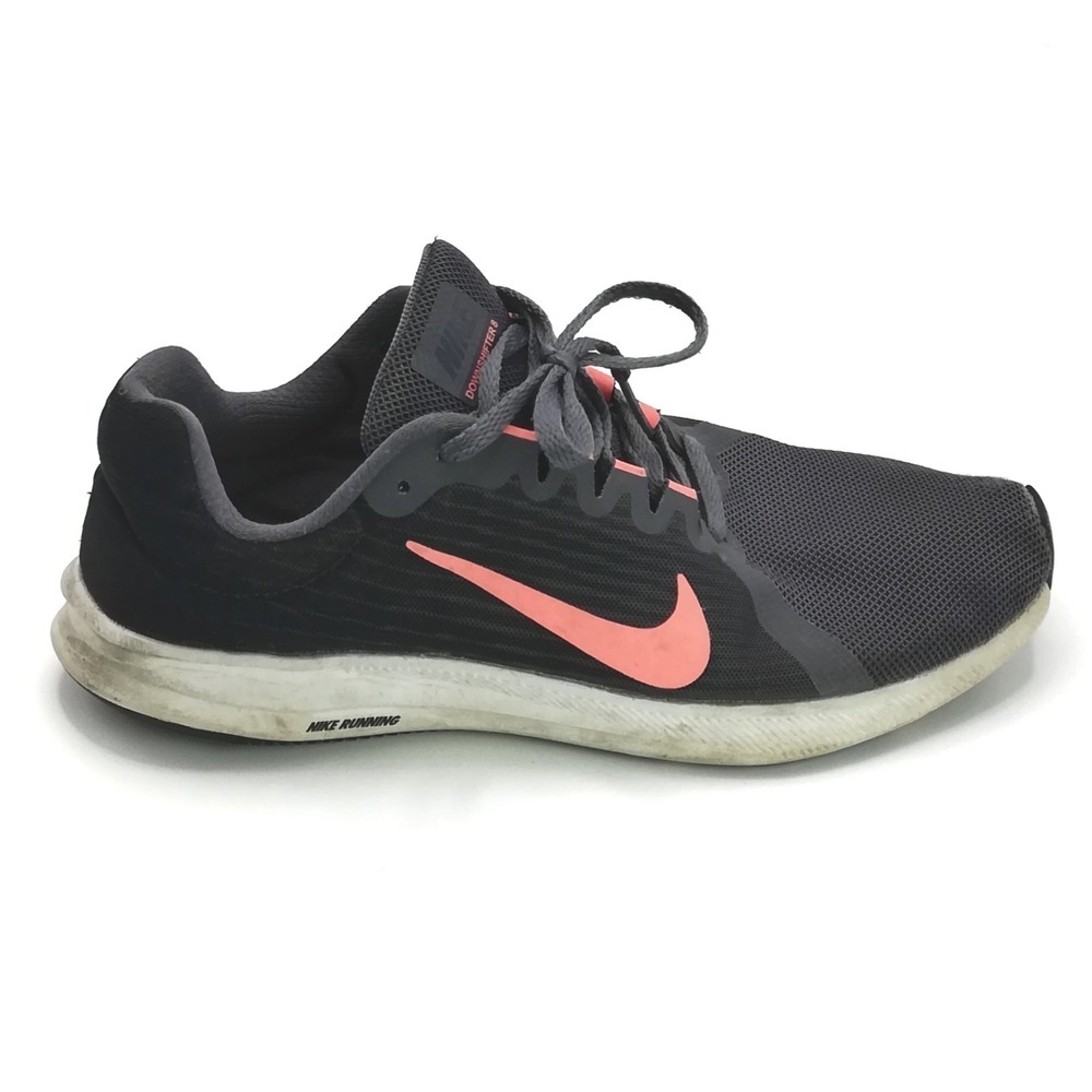 Nike Shoes Womens Sneaker Running Gray Pink Downshifter 8 908994-005 Mesh‎ 9